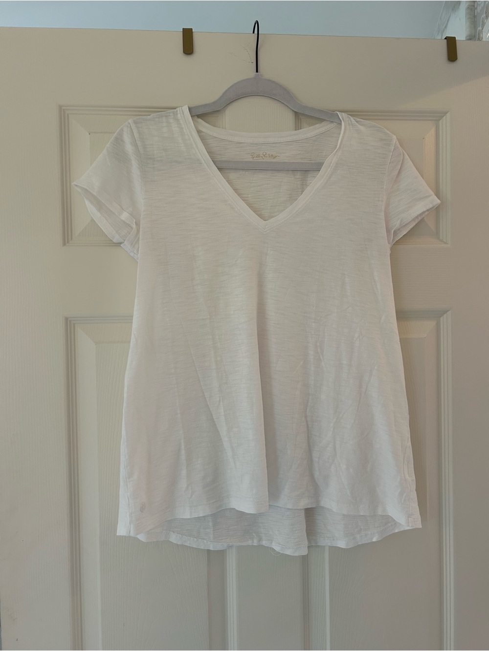 Everyday V-Neck Short Sleeve Tee - White